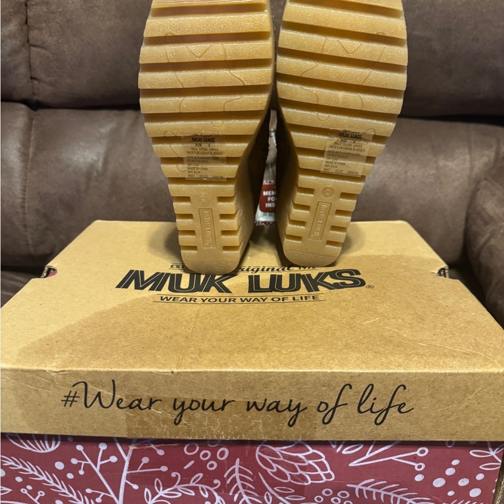 Muk Luks Tan Boots